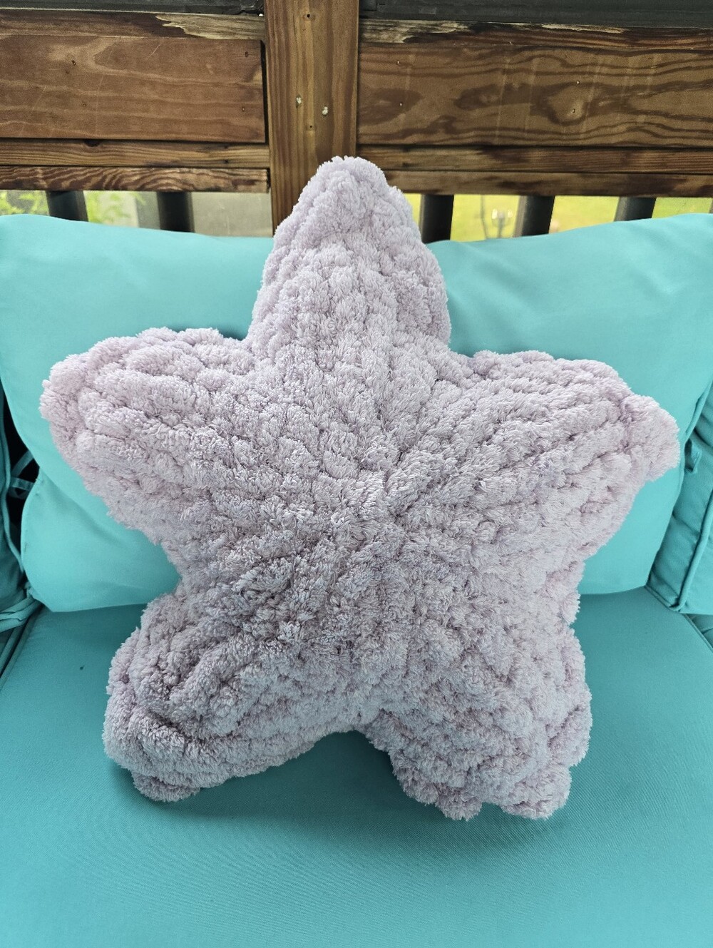 !!HANDMADE!! Plush Starfish Throw Pillow - Choice Of 1 - Picture 2 of 6